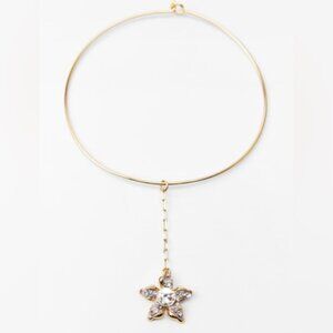 ZARA RHINESTONE STAR CHOKER New no tags
